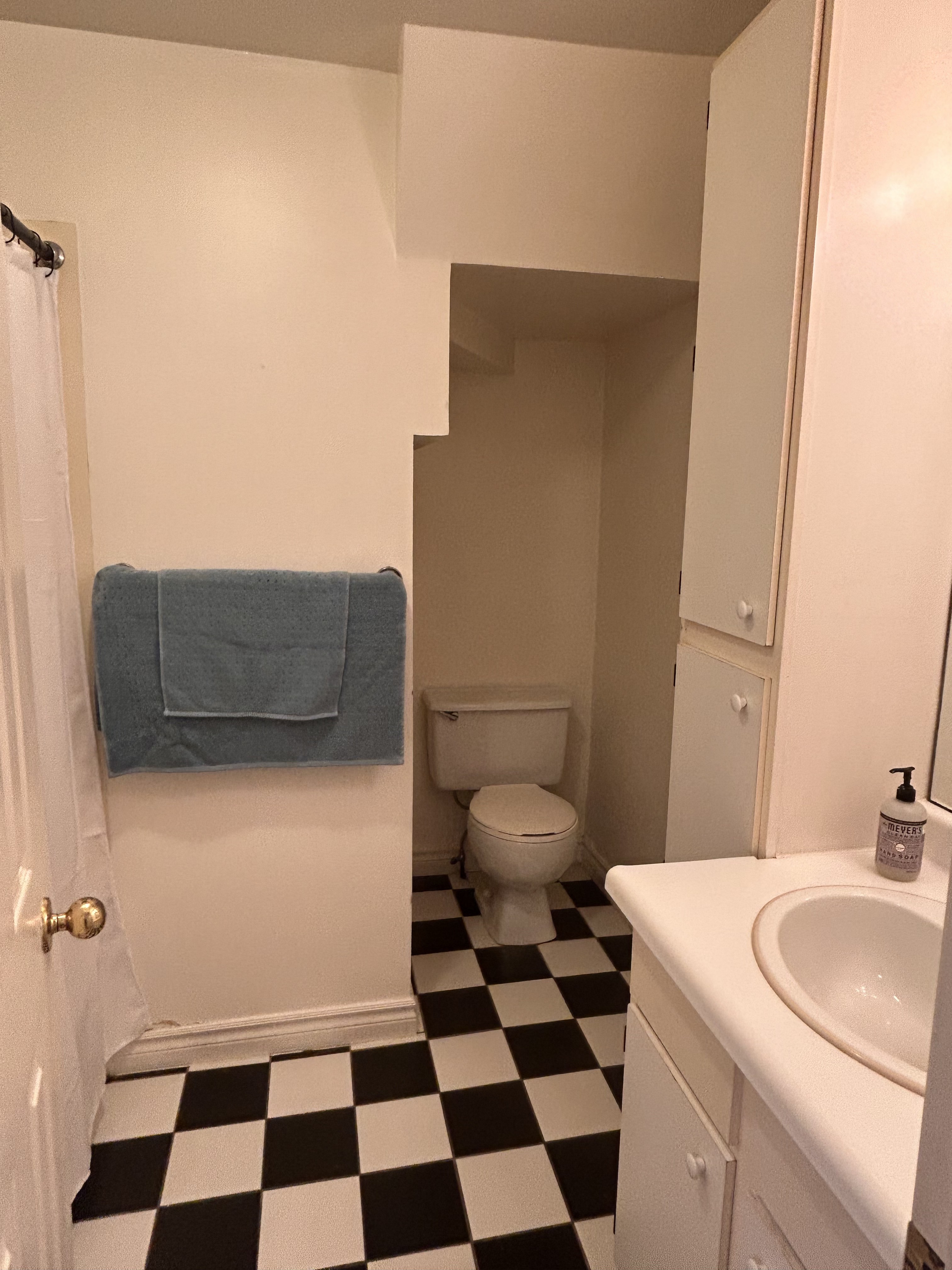 Updated bathroom in main floor London Ontario rental apartment